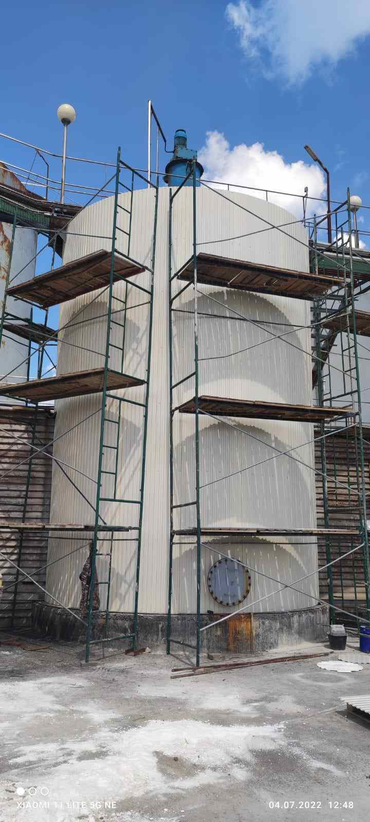 Внешняя облицовка цистерны